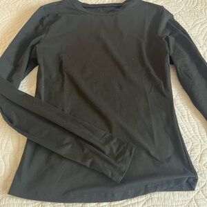 Women’s Long Sleeve Crewneck Tee - Black